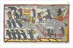 The Mice are burying the Cat, Lubok print, 1760 by Unknown