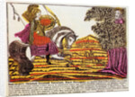 Ilya Muromets and Nightingale the Robber, Lubok print, 18th century by Unknown