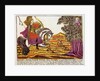 Ilya Muromets and Nightingale the Robber, Lubok print, 18th century by Unknown