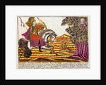 Ilya Muromets and Nightingale the Robber, Lubok print, 18th century by Unknown