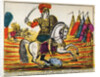 Alexander the Great, Lubok print, 1869 by Unknown