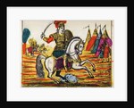 Alexander the Great, Lubok print, 1869 by Unknown