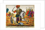 Alexander the Great, Lubok print, 1869 by Unknown
