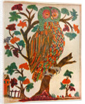 Owl, Lubok print by Anonymous