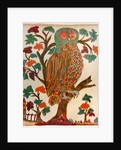 Owl, Lubok print by Anonymous