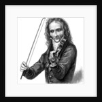 Niccolò Paganini, Italian violinist, violist and composer, 1830s. by Anonymous