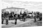 The burial of Lord Raglan near Sevastopol, Crimea, Russia, 1855. by William Simpson