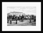 The burial of Lord Raglan near Sevastopol, Crimea, Russia, 1855. by William Simpson
