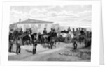 The burial of Lord Raglan near Sevastopol, Crimea, Russia, 1855. by William Simpson