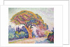 Le Pin de Bertaud at Saint-Tropez, 1909. by Paul Signac