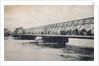 The Borodinsky bridge during the flood of April 1908, Moscow, Russia by Unknown