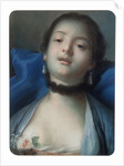 Female Head, 18th century by François Boucher