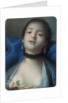 Female Head, 18th century by François Boucher