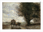 The Haycart, 1865-1870. by Jean-Baptiste-Camille Corot