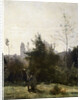 Château de Pierrefonds, 1860s. by Jean-Baptiste-Camille Corot
