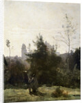 Château de Pierrefonds, 1860s. by Jean-Baptiste-Camille Corot