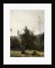 Château de Pierrefonds, 1860s. by Jean-Baptiste-Camille Corot