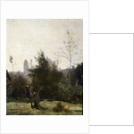 Château de Pierrefonds, 1860s. by Jean-Baptiste-Camille Corot
