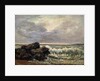 The Wave, c1870. by Gustave Courbet