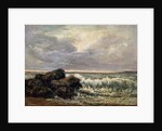 The Wave, c1870. by Gustave Courbet
