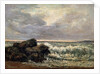 The Wave, c1870. by Gustave Courbet