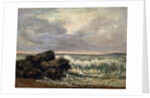 The Wave, c1870. by Gustave Courbet