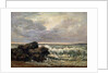 The Wave, c1870. by Gustave Courbet