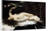 Woman with a Parrot, 1866. by Gustave Courbet