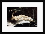 Woman with a Parrot, 1866. by Gustave Courbet