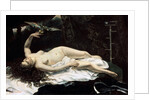 Woman with a Parrot, 1866. by Gustave Courbet