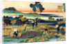 From the series Hundred Poems by One Hundred Poets: Tenchi Tenno, c1830. by Hokusai