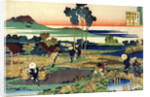 From the series Hundred Poems by One Hundred Poets: Tenchi Tenno, c1830. by Hokusai
