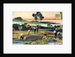 From the series Hundred Poems by One Hundred Poets: Tenchi Tenno, c1830. by Hokusai
