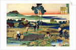 From the series Hundred Poems by One Hundred Poets: Tenchi Tenno, c1830. by Hokusai