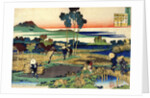 From the series Hundred Poems by One Hundred Poets: Tenchi Tenno, c1830. by Hokusai