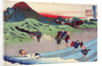 From the series Hundred Poems by One Hundred Poets: Jito Tenno, c1830. by Hokusai