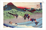 From the series Hundred Poems by One Hundred Poets: Jito Tenno, c1830. by Hokusai