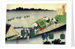 From the series Hundred Poems by One Hundred Poets: Fujiwara no Michinobu Ason, c1830. by Hokusai