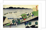 From the series Hundred Poems by One Hundred Poets: Fujiwara no Michinobu Ason, c1830. by Hokusai