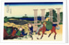 Senju, Musashi Province, (from a Series 36 Views of Mount Fuji), 1830-1833. by Hokusai