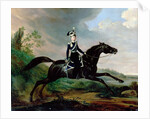 Equestrian Portrait of Grand Prince Alexander Nikolayevich,, 1832. by Franz Kruguer