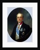 Portrait of the Chancellor of the Russian Empire Count Karl Robert Nesselrode,, 1840s by Franz Kruguer
