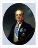 Portrait of the Chancellor of the Russian Empire Count Karl Robert Nesselrode,, 1840s by Franz Kruguer