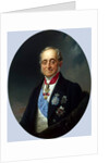 Portrait of the Chancellor of the Russian Empire Count Karl Robert Nesselrode,, 1840s by Franz Kruguer