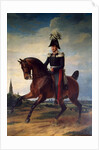 Equestrian Portrait of Frederick William III of Prussia,, 1831. by Franz Kruguer