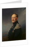 Portrait of Emperor Nicholas I,, 1852. by Franz Kruguer
