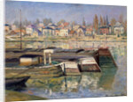 Seine at Asnières, 1873. by Claude Monet