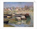 Seine at Asnières, 1873. by Claude Monet