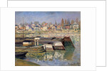 Seine at Asnières, 1873. by Claude Monet