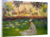 Woman in a Garden, 1876. by Claude Monet